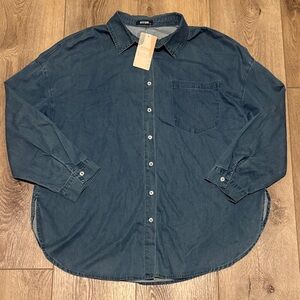 Stylish Denim Button-Up Light Weight Jean Jacket